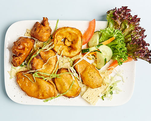 Vegetables Pakoras (vegan)