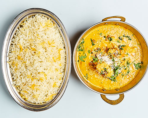 Jheenga Madras Curry (Scharf)