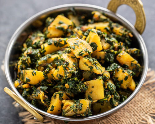 Aloo Palak (v)
